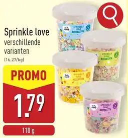 ALDI Sprinkle love aanbieding