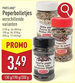 ALDI Portland Peperbolletjes aanbieding