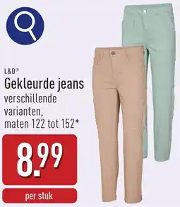 ALDI L&D Gekleurde jeans aanbieding