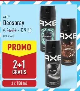 ALDI Axer Deospray aanbieding