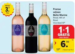 Carrefour Belle Marine wijnen aanbieding
