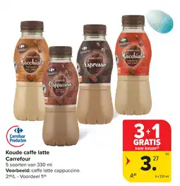 Carrefour Koude caffe latte carrefour aanbieding