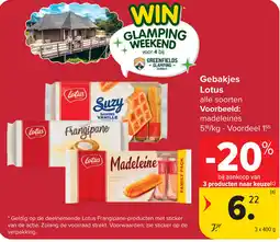 Carrefour Gefakjes Lotus aanbieding