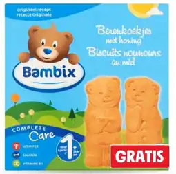 Jumbo Bambix Berenkoekjes met honing Biscuits aanbieding