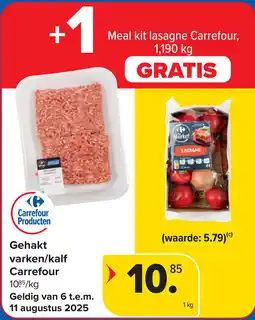 Carrefour Meal kit lasagne Carrefour aanbieding