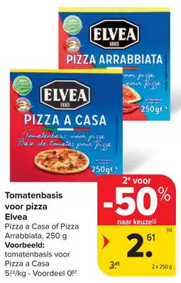Carrefour Elvea Pizza a Casa of Pizza aanbieding