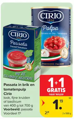 Carrefour Passata aanbieding