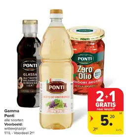 Carrefour Gamma Ponti aanbieding