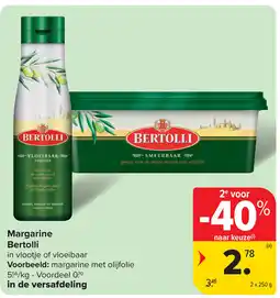 Carrefour Margarine Bertolli aanbieding