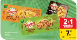 Carrefour Pacetta of guanciale Negroni aanbieding