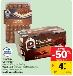 Carrefour Tiramisu Carrefour aanbieding