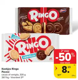 Carrefour Koekjes Ringo aanbieding