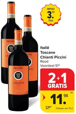 Carrefour Itali Toscane Chianti Piccini aanbieding