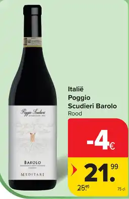 Carrefour Itali Poggio Scudieri Barolo aanbieding