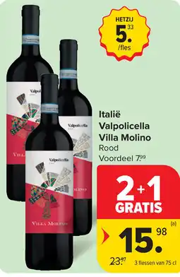Carrefour Italië Valpolicella Villa Molino aanbieding