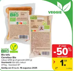 Carrefour Bio tofu carrefour bio aanbieding