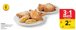 Carrefour Flappen appel, abrikoos, kers, fruit of banketbakkersroom, 4 stuks aanbieding