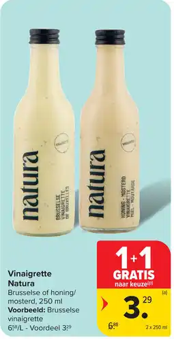 Carrefour Vinaigrette Natura aanbieding