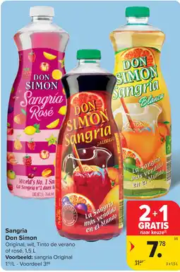 Carrefour Sangria Don Simon aanbieding