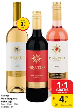 Carrefour Spanje Utiel-Requena Peña Tejo aanbieding
