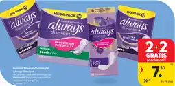 Carrefour Gamma tegen incontinentie Always Discreet aanbieding