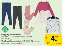 Carrefour Bio Legging voor meisjes aanbieding