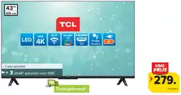 Carrefour TCL Wi-Fi Google HDMI UHD LED TV 4K aanbieding