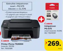 Carrefour Canon Printer Pixma TS35501 aanbieding