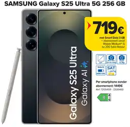 Carrefour Samsung Galaxy S25 Ultra 5 g 256 GB aanbieding