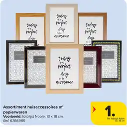 Carrefour Assortiment huisaccessoires of papierwaren aanbieding