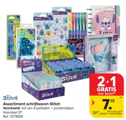 Carrefour Assortiment schrijfwaren Stitch aanbieding
