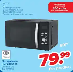 Carrefour Home Microgolfoven HMFZ3DW-25 aanbieding