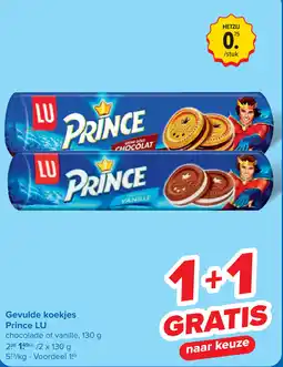 Carrefour Lu Gevulde koekjes Prince aanbieding