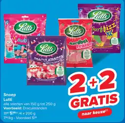 Carrefour Aardbei Fraise Snoep Lutti aanbieding
