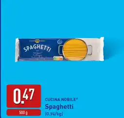 ALDI Cuinnoble Spaghetti aanbieding