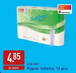 ALDI Sublimo Maxi Toiletpapier/ler toilette aanbieding