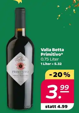 Delhaize Valla Betta Primitivo aanbieding