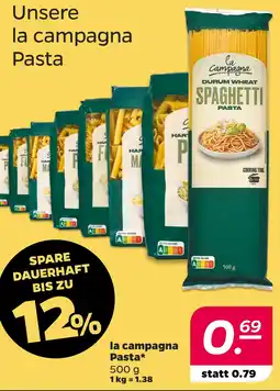 Delhaize La campagna Pasta aanbieding
