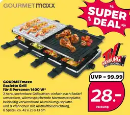 Delhaize Gourmetmaxx Raclette Grill aanbieding