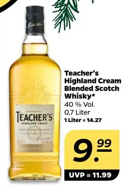 Delhaize TEACHER'S Highland Cream Blended Scotch Whisky aanbieding