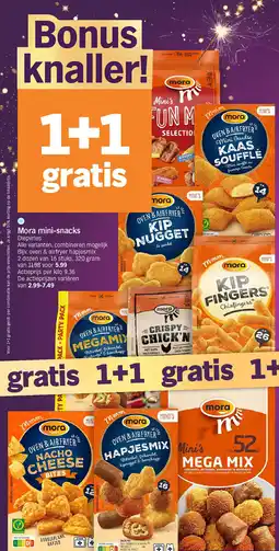 Albert Heijn Mora mini-snacks aanbieding