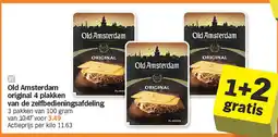 Albert Heijn Old Amsterdam original 4 plakken van de zelfbedieningsafdeling aanbieding