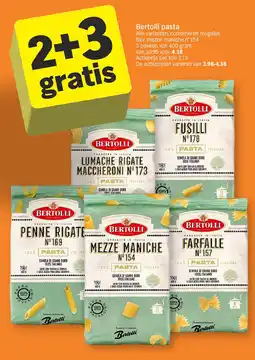 Albert Heijn Bertolli pasta aanbieding