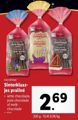 Lidl Favorina Sinterklaasjes Praliné aanbieding
