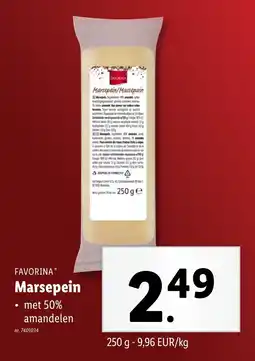 Lidl Favorina marsepein aanbieding