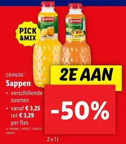 Lidl Granini Sappen aanbieding