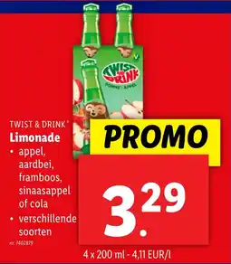 Lidl Twist & drink Limonade aanbieding