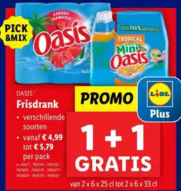 Lidl Oasis Frisdrank aanbieding