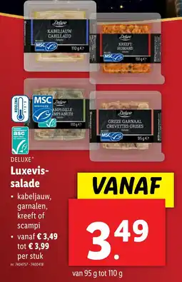 Lidl Deluxevis Luxe Vis Salades aanbieding