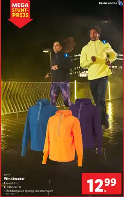 Lidl Crivit Windbreaker aanbieding